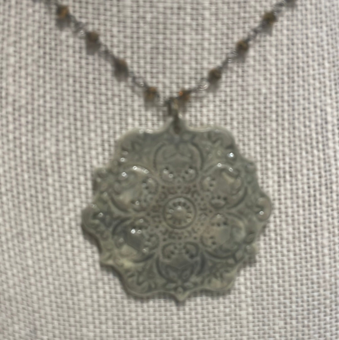 medallion necklace