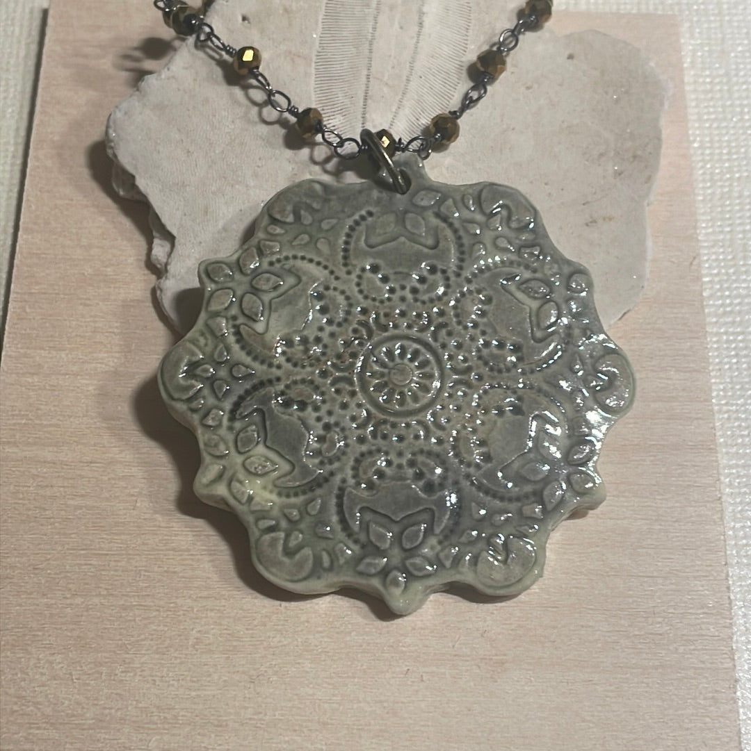 medallion necklace