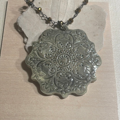 medallion necklace